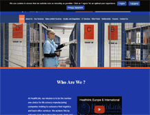 Tablet Screenshot of healthlinkeurope.com